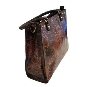 Sac à Main Créateur Patricia Nash 'Zancona' - Taille Large, Imprimé Tapisserie, Cuir Et Acrylique, Neuf Avec étiquette